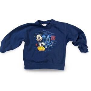 The Disney Store Mickey Mouse Toddler Sweatshirt – Size 4/5 – Blue